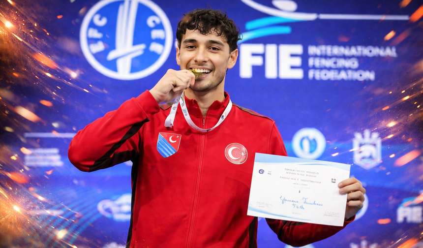 Furkan Yaman’dan Tarihi Avrupa Şampiyonluğu