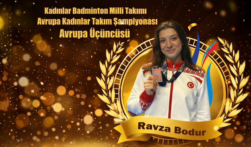 Ravza Bodur Avrupa Üçüncülüğü Yaşadı