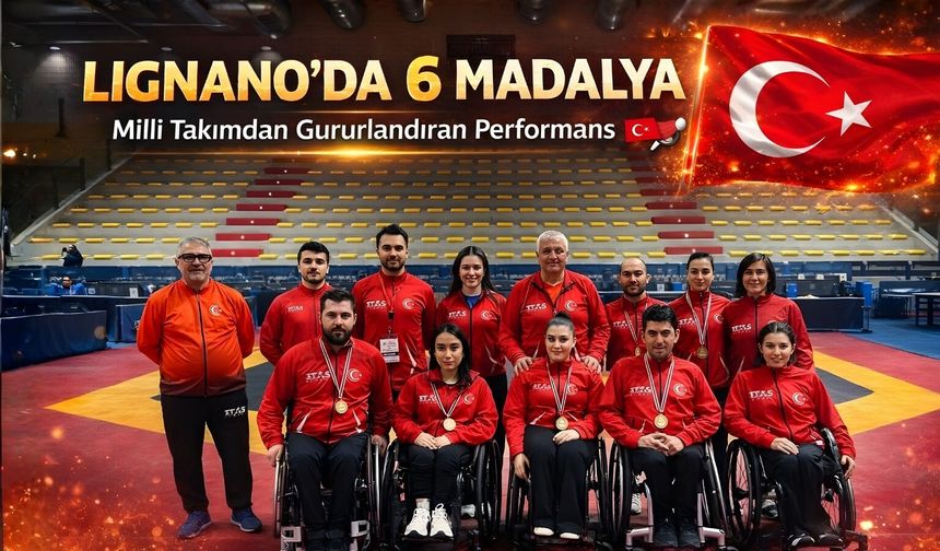 Lignano’da Altı Madalya Gururu Türkiye’nin Oldu
