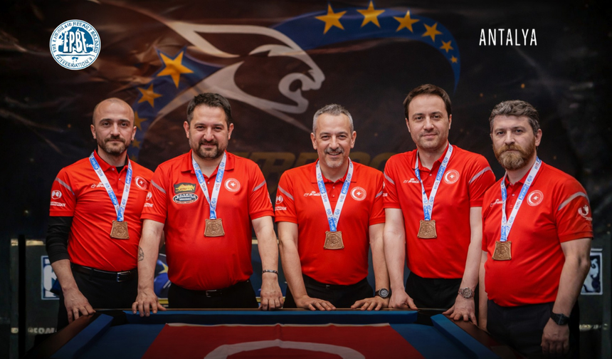 Erkek Milli Takımı Avrupa Üçüncüsü Oldu