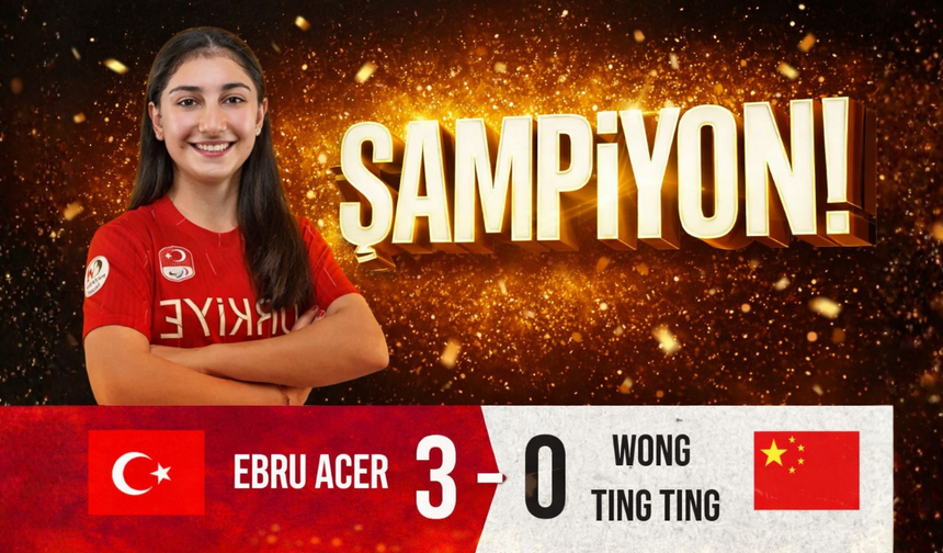 Ebru Acer ITTF World Para Challenger’da Şampiyon