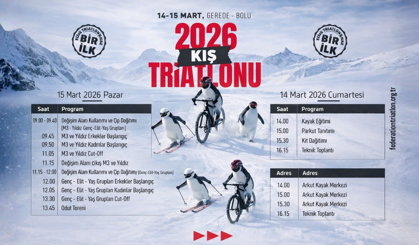 2026 Kış Triatlonu Heyecanı Başlıyor