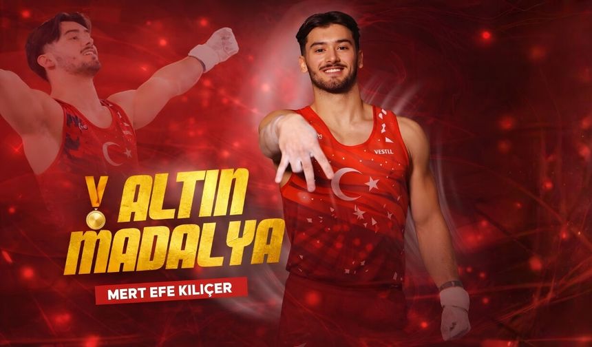 Mert Efe Kılıçer’den DTB Pokal’da Altın Madalya