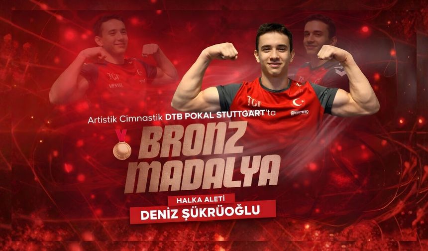 Deniz Şükrüoğlu’ndan DTB Pokal’da Bronz Madalya