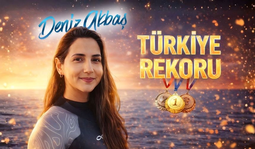 Deniz Akbaş’tan Türkiye Rekoru Ve Altın Madalya