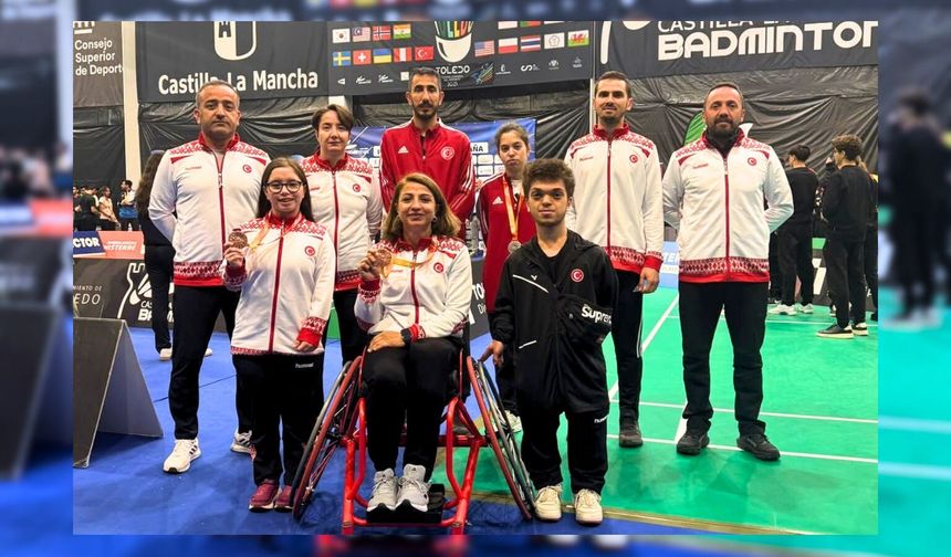 Toledo’da Düzenlenen Para Badminton Turnuvasında Türkiye’den Büyük Başarı