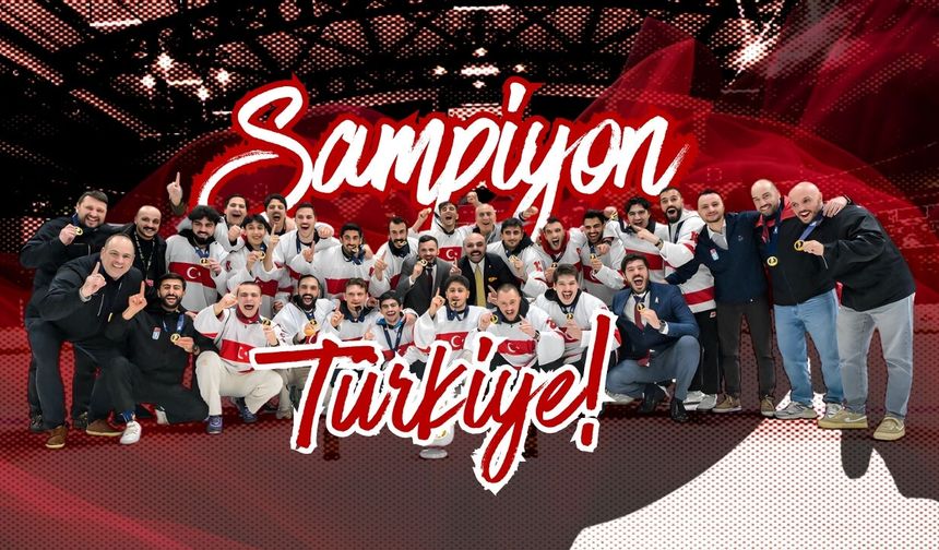 Buz Hokeyi Erkek Milli Takımı Dünya Şampiyonu Oldu