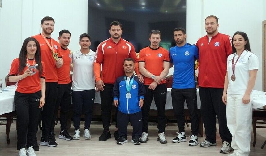 Avrupa Şampiyonu Milli Sporcular Ankara’da Buluştu