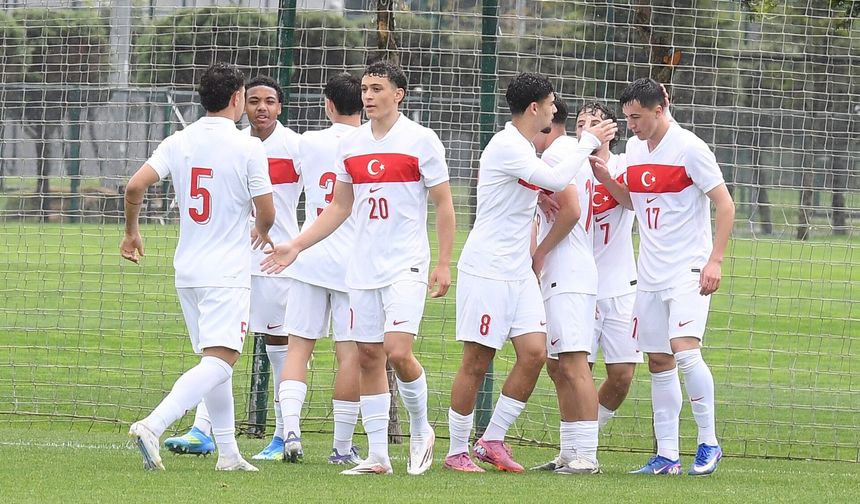U18 Milli Takımı Macaristan’ı 2-1 mağlup etti