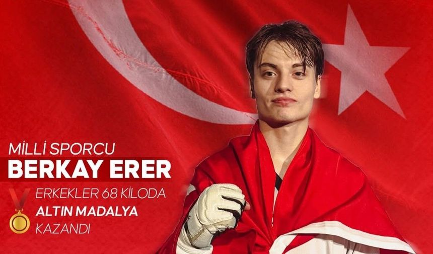 Berkay Erer Avrupa Taekwondo şampiyonu oldu