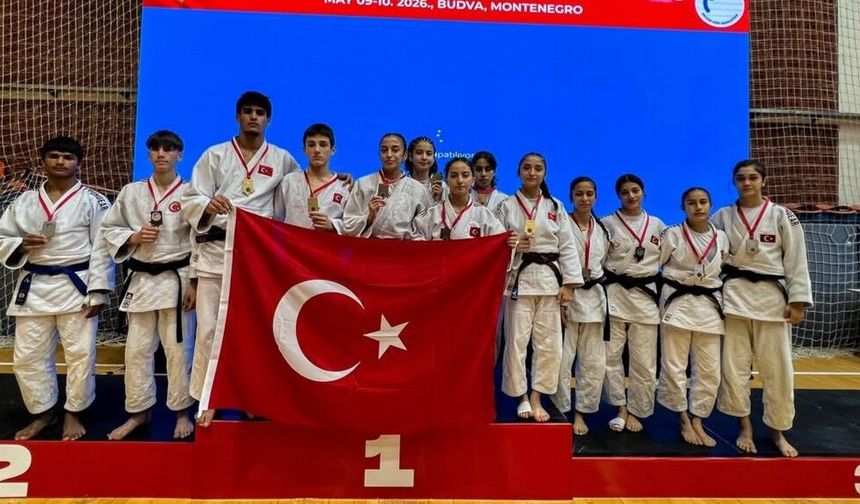Milli Judocular Budva’da 18 Madalya Kazandı
