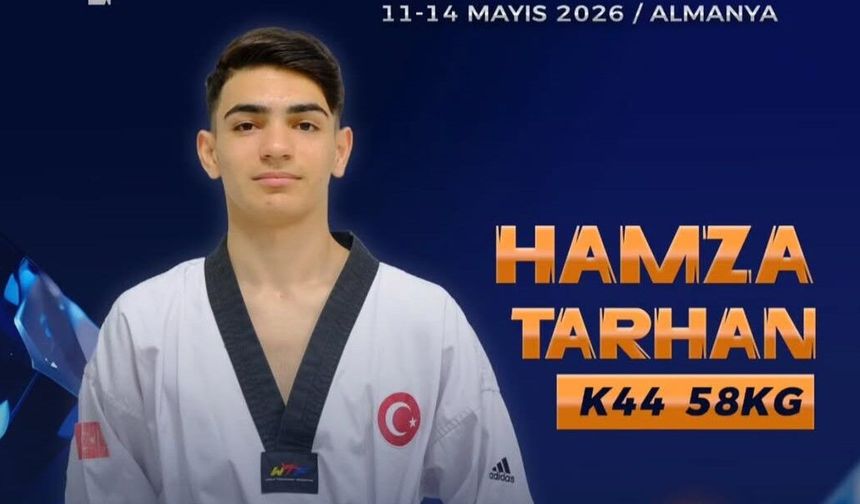 Hamza Tarhan Avrupa Para Tekvandoda Bronz Aldı