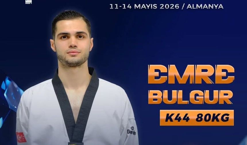 Emre Bulgur Avrupa Para Tekvando’da bronz aldı