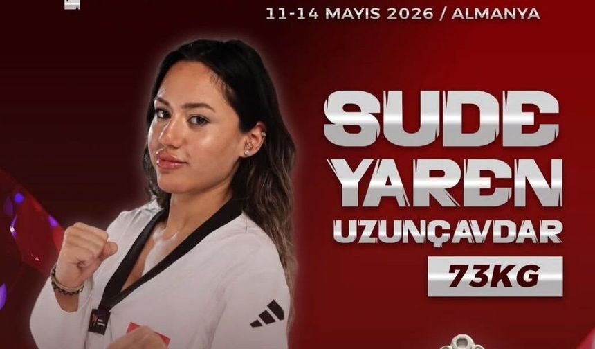 Sude Yaren Uzunçavdar Avrupa’da gümüş madalya aldı
