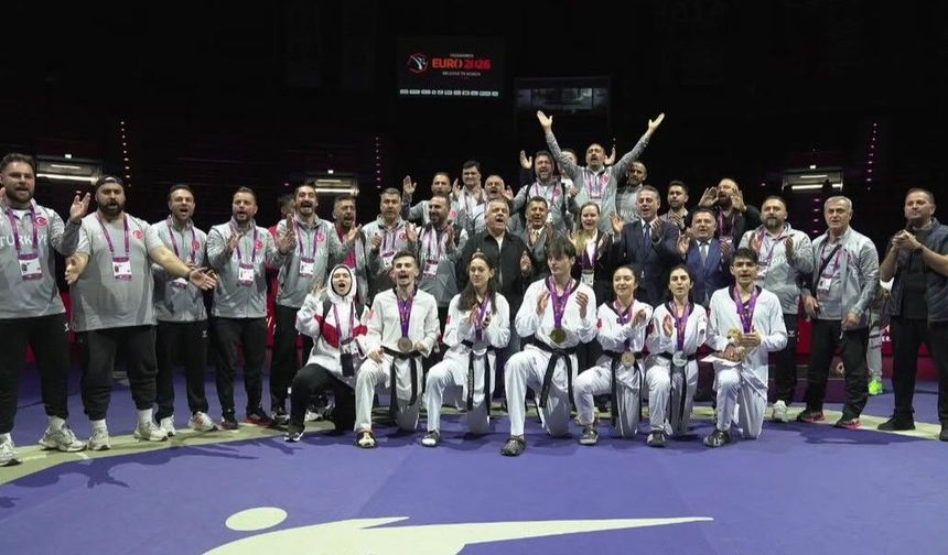 Milli taekwondoculardan Avrupa’da 6 madalya geldi
