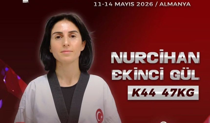 Nurcihan Ekinci Gül Avrupa’da gümüş madalya aldı