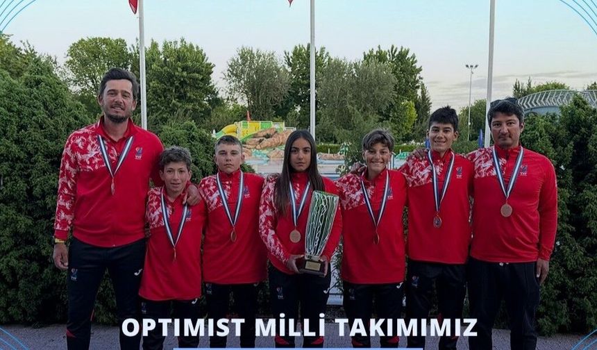 Optimist Milli Takımı Marco Rizzotti’de ilk 5’e girdi