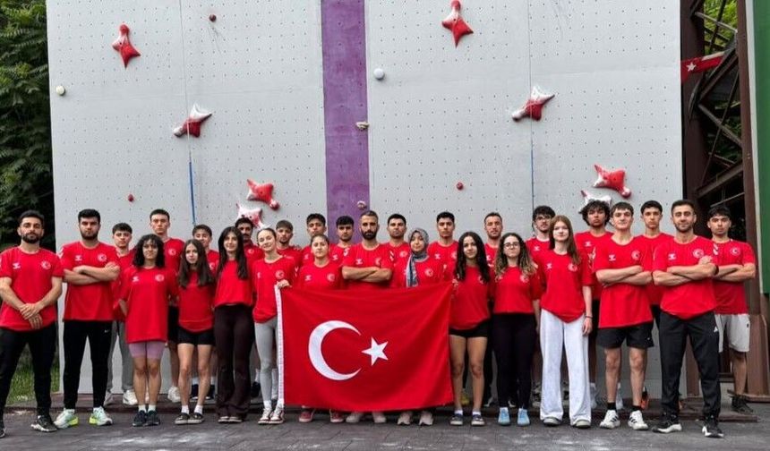 Spor Tırmanış Milli Takım kampı Aydın’da tamamlandı