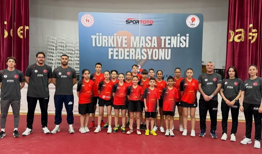 U11-U13 Balkan Şampiyonası hazırlık kampı sürüyor