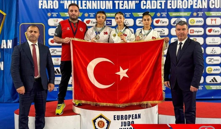 Ümit Milli Judocular Faro’da 3 madalya kazandı