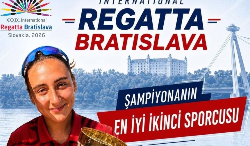 Asya Toker Bratislava Regatta’da ödül kazandı