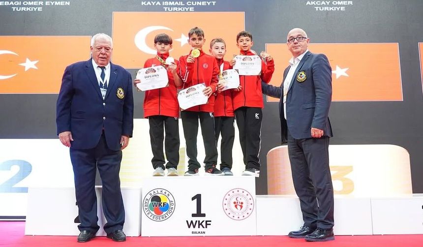 Balkan Karate Şampiyonası'nda başarı sürüyor