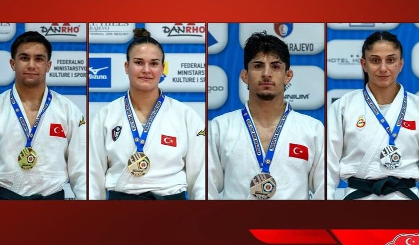 Judocular Saraybosna’da 4 madalya kazandı