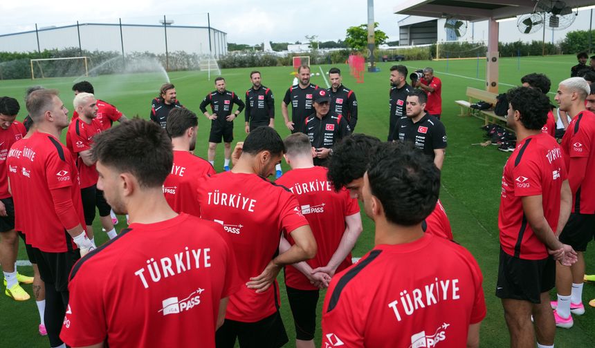 A Millî Takım ABD’deki ilk antrenmanını gerçekleştirdi