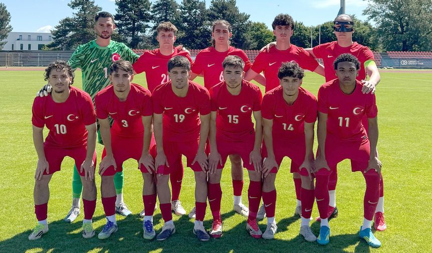 U18 Milliler hazırlık turnuvasını Ukrayna maçıyla bitiriyor