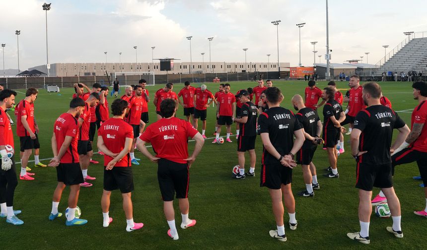 A Milli Takım Paraguay maçı hazırlıklarını sürdürüyor