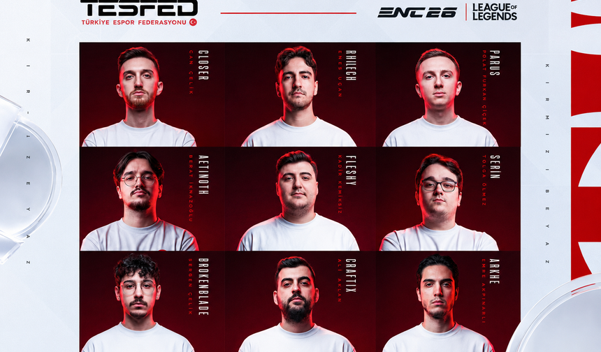 League of Legends Milli Takımı ENC26 kadrosu açıklandı