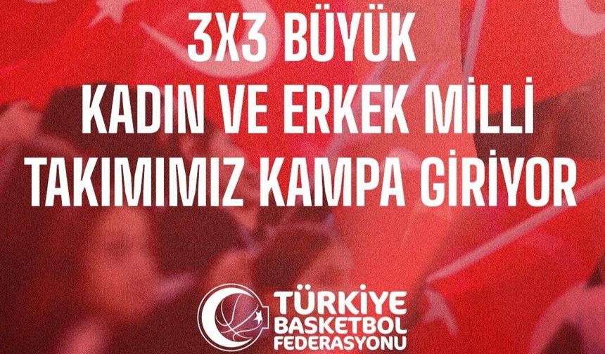 3x3 Milliler Avrupa Elemeleri için kampa giriyor