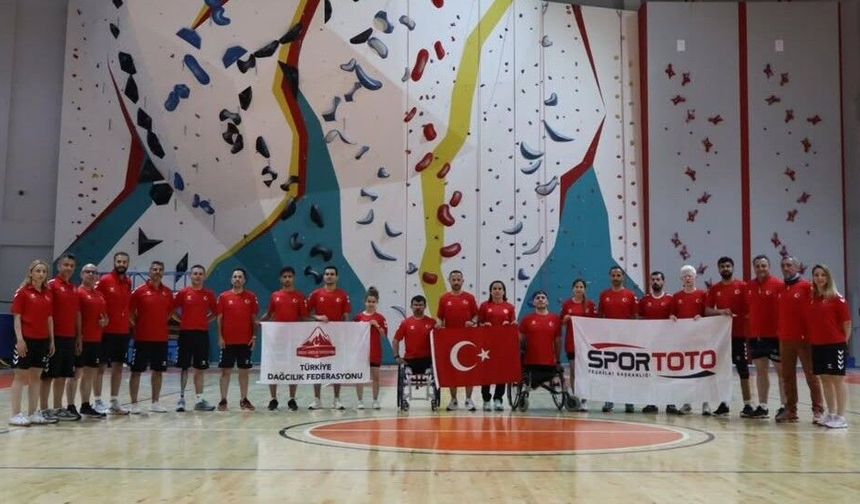 Para Tırmanış Millileri Dünya Kupası için kampta