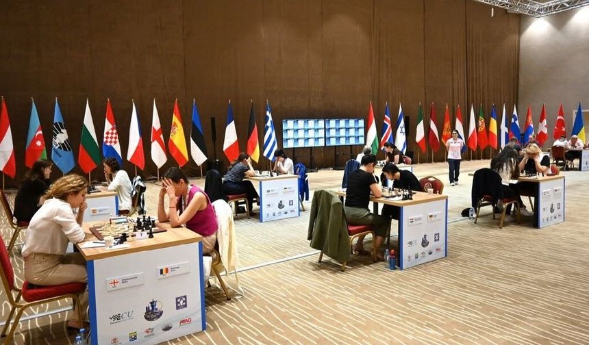 Avrupa Kadınlar Satranç Şampiyonası'nda 9. tur tamamlandı