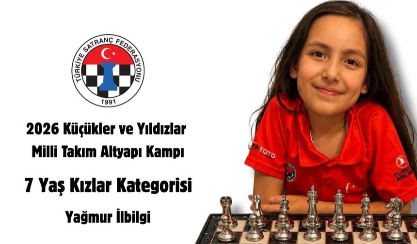 Satrancın minik yıldızları milli takım kampında buluştu