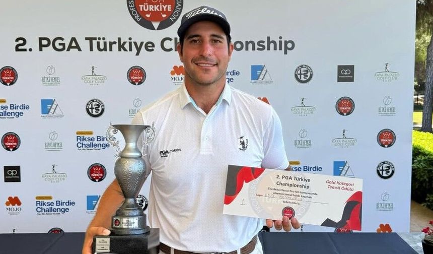 Ediz Kemaloğlu PGA Türkiye Şampiyonası'nda zirveye çıktı