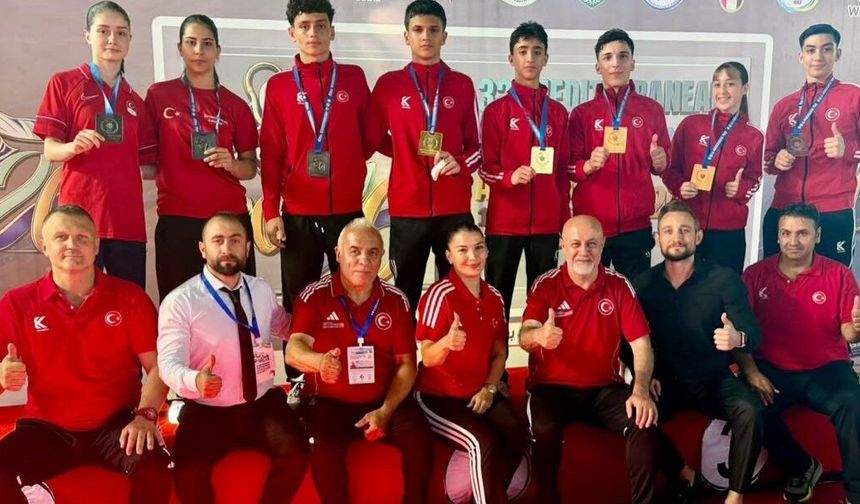 Milli karatecilerden ilk günde 8 madalyalık başarı