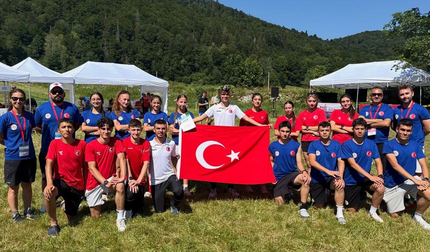 Avrupa Yıldızlar Oryantiring Şampiyonası'nda Tarihi Başarı