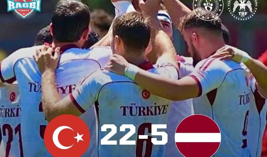 7'li Ragbi Millileri Letonya'yı 22-5 Mağlup Etti