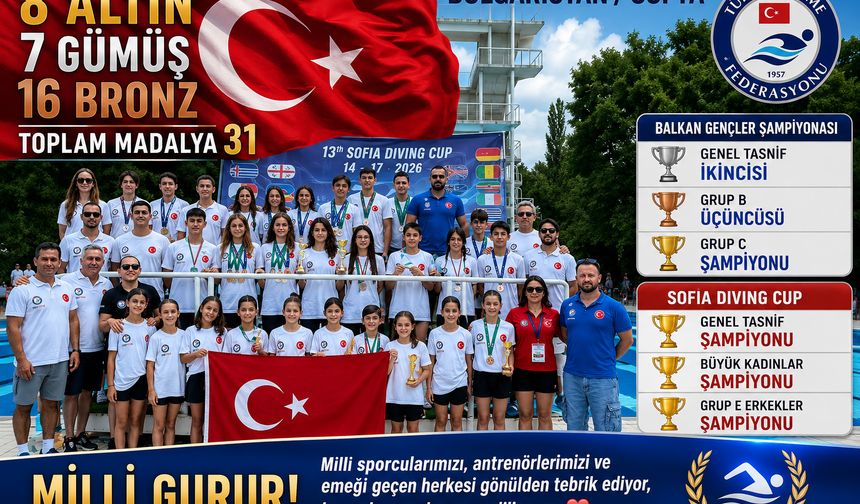 Milli Atlayıcılar Sofya'da 31 Madalya Kazandı