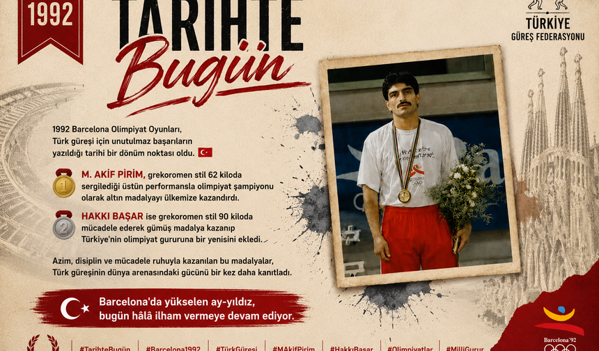 Barcelona 1992 Türk Güreşinin Olimpiyat Zaferini Taçlandırdı