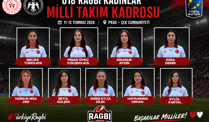 U18 Kadın Ragbi Milli Takımı'nın Kadrosu Açıklandı