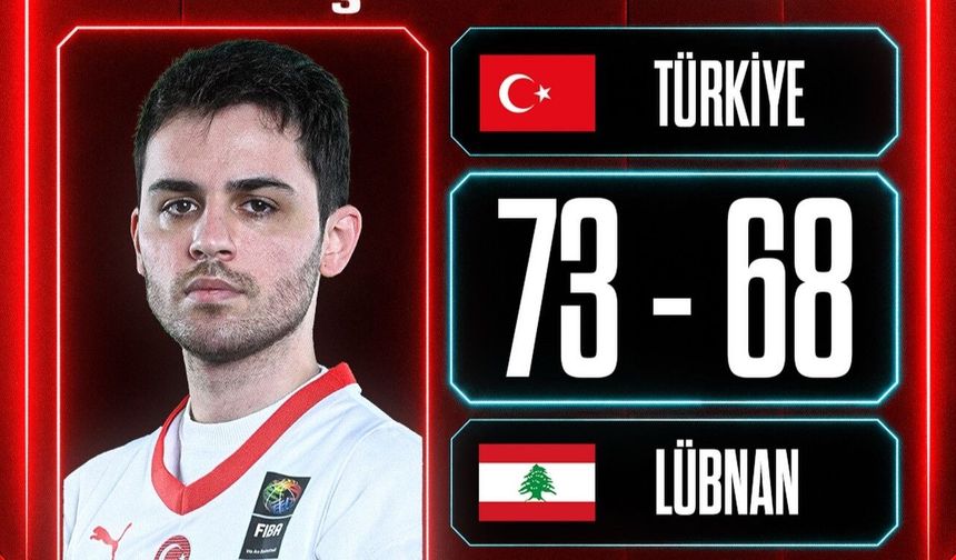 NBA 2K Milli Takımı Lübnan'ı 73-68 Mağlup Etti