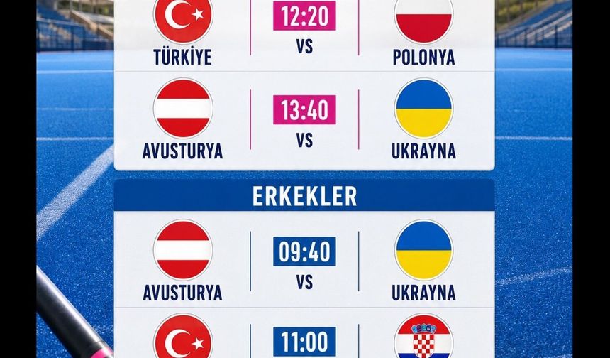 U16 Hokey 5s Millileri Yarı Finalde Sahneye Çıkıyor