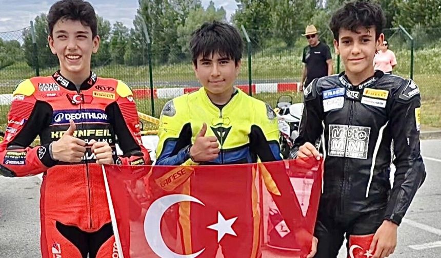 Berkay Sarıay MotoMini Avusturya Serisinde Zirveye Yaklaştı