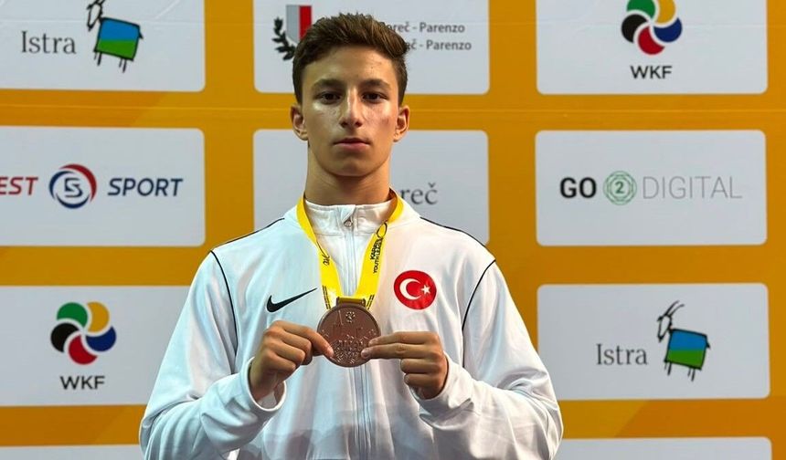 Kutay Coşkun Poreč’te Bronz Madalya Kazandı