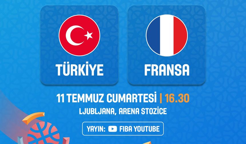 U20 Erkek Milliler Fransa Maçıyla Başlıyor