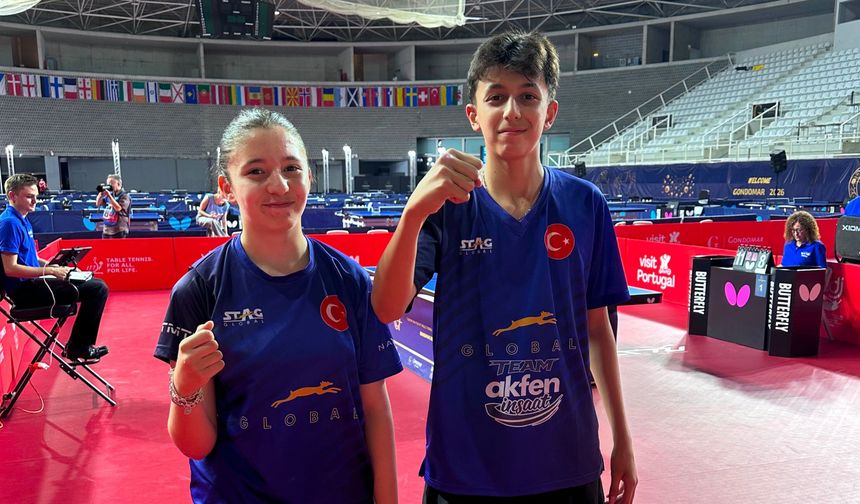 Görkem ve Ela, Avrupa Şampiyonası'nda Yarı Finale Yükseldi