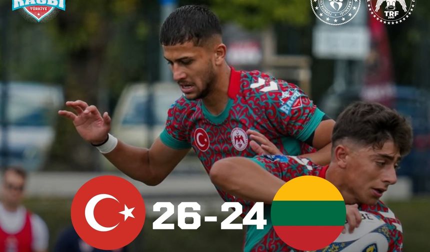 U18 Erkek Ragbi Millileri Litvanya Galibiyetiyle Moral Buldu
