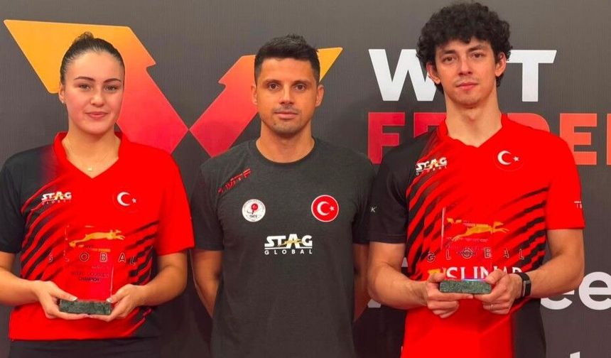 Talha Yiğenler ve Ece Haraç Taşkent'te Altın Madalya Kazandı